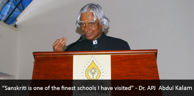 Sanskriti is one of the finest schools I have visited Dr APJ Kalam